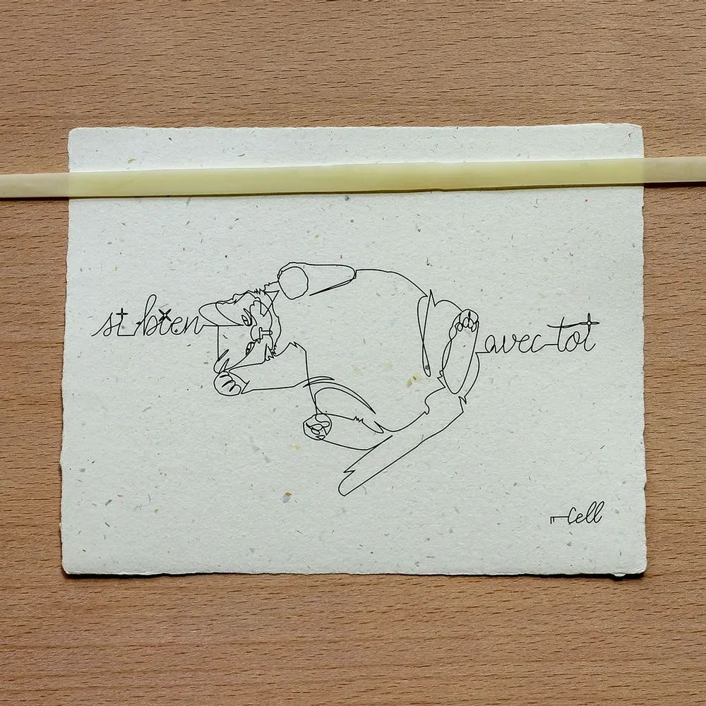 Gifts - Note card - Minimalist illustration - COSETTE ET LES LYS