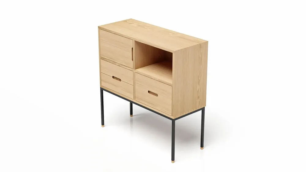 Sideboards - Meuble d'entrée sur mesure. Modèle Cosmopol ME03 - JL STUDIO