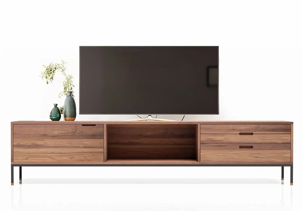 TV stands - Custom TV stand. Model: Cosmopol MTV01 - JL STUDIO