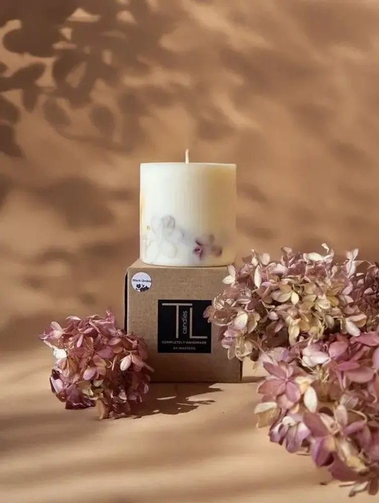 Candles - Soy Wax Candle with Black Orchid - TL CANDLES
