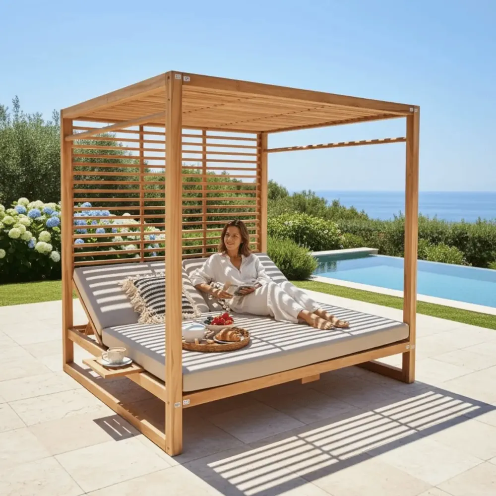 Lits - Outdoor Daybed en teck SBH2 - BALINAISA
