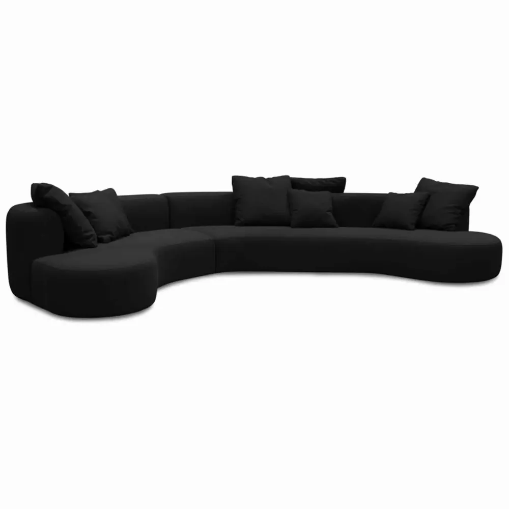 Canapés pour collectivités - Organic Gamma Black | Canapé sur mesure - CREARTE COLLECTIONS