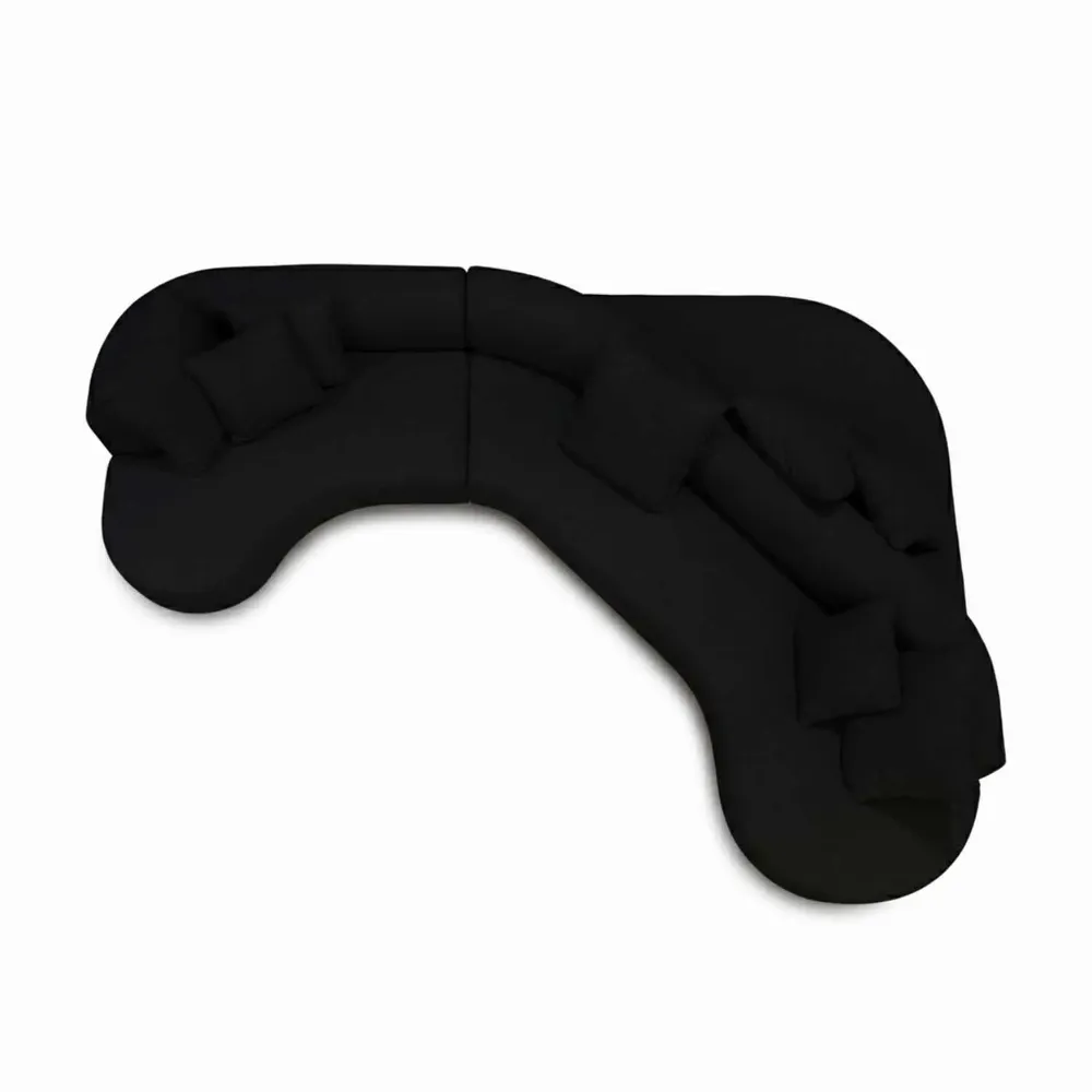 Sofas for hospitalities & contracts - Organic Gamma Black |Bespoke Organic Sofa - CREARTE COLLECTIONS