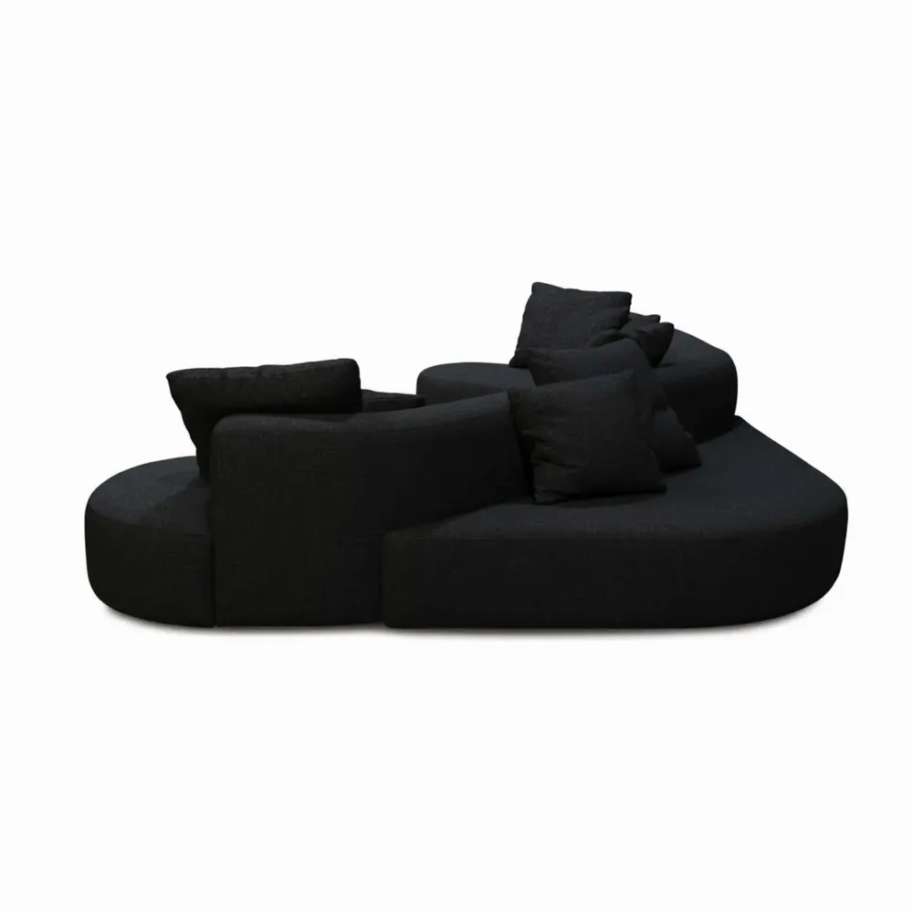 Sofas for hospitalities & contracts - Organic Gamma Black |Bespoke Organic Sofa - CREARTE COLLECTIONS