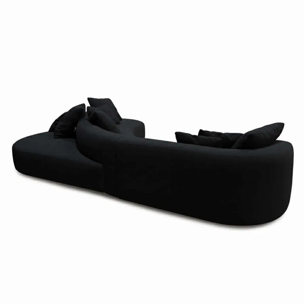 Canapés pour collectivités - Organic Gamma Black | Canapé sur mesure - CREARTE COLLECTIONS