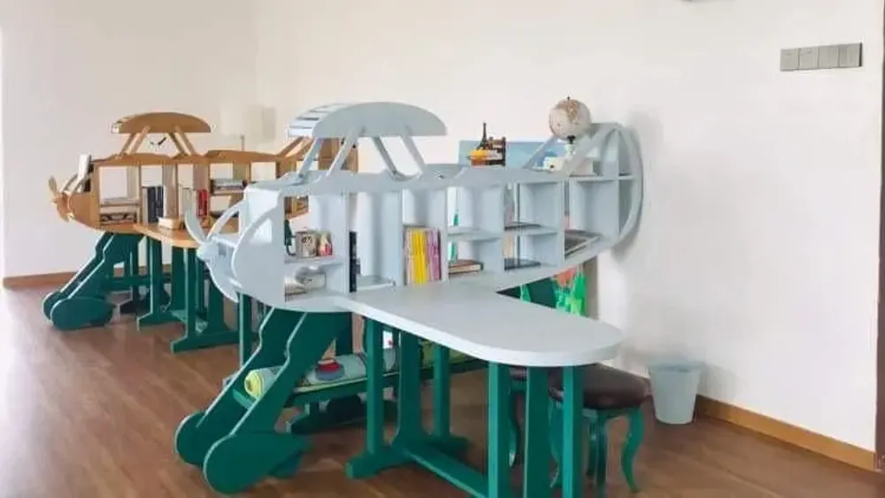 Bibliothèques - BUREAU POUR ENFANT F80 - HÉVÉA HOUSE