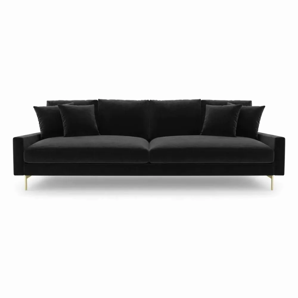 Canapés pour collectivités - Narciso Black Velvet | Canapé et fauteuil - CREARTE COLLECTIONS