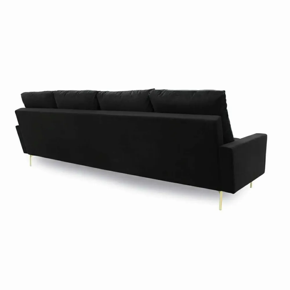 Sofas for hospitalities & contracts - Narciso Black Velvet | Sofa and armchair - CREARTE COLLECTIONS