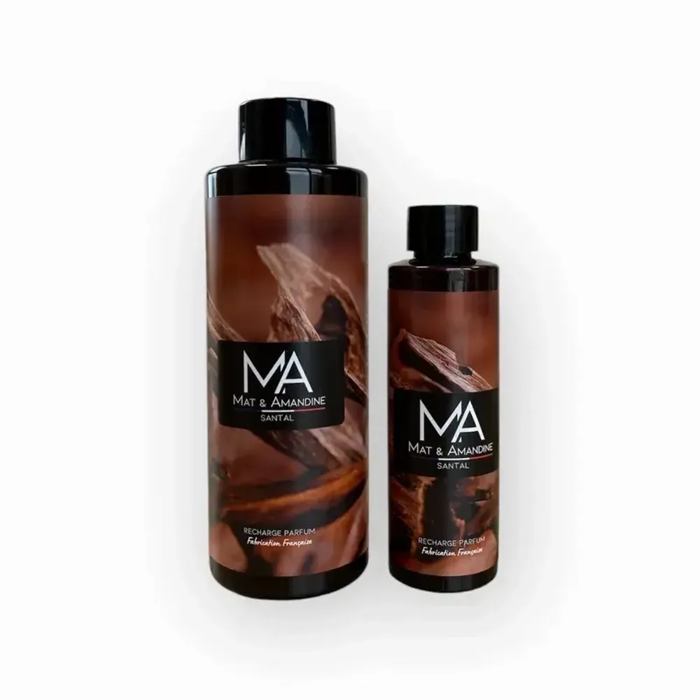 Home fragrances - SANTAL — 400ML Fragrance Diffuser Refill - MAT AMANDINE