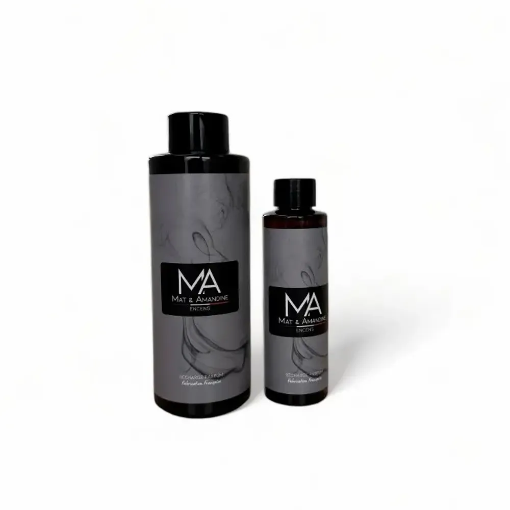 Home fragrances - INCENSE - 200ML Fragrance Diffuser Refill - MAT AMANDINE