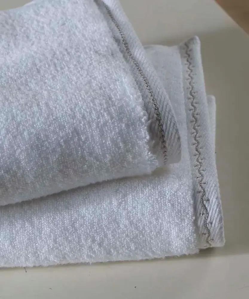 Porte-serviettes - Embroidery Towel - AZUR
