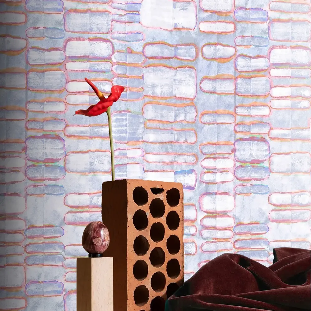 Wallpaper - Wallpaper - SHEET 60x85 cm - NIKARI - LAUR MEYRIEUX COLLECTION