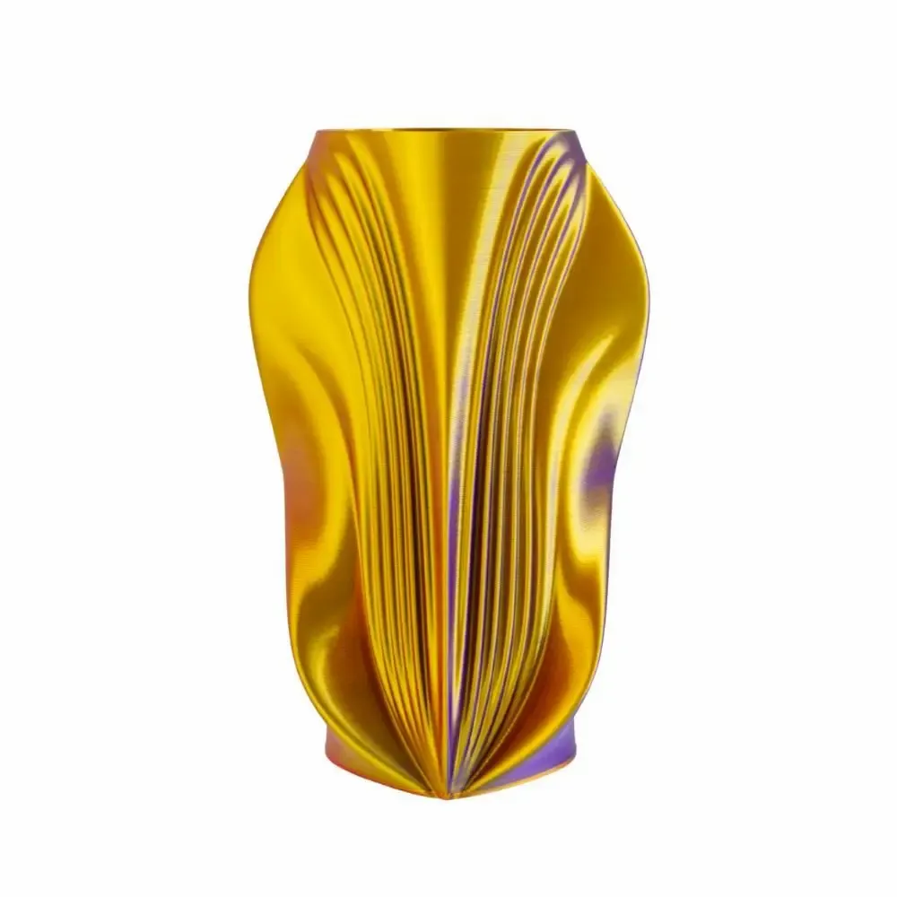 Office design and planning - Vase "Pleasure" | Multi-color, gold/purple/red - AUURA