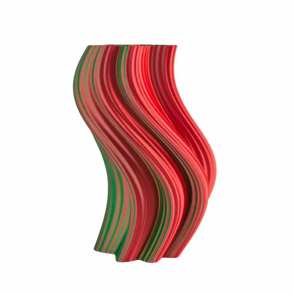 Office design and planning - Vase "Heat Wave" | Multi-color, Green/Red - AUURA