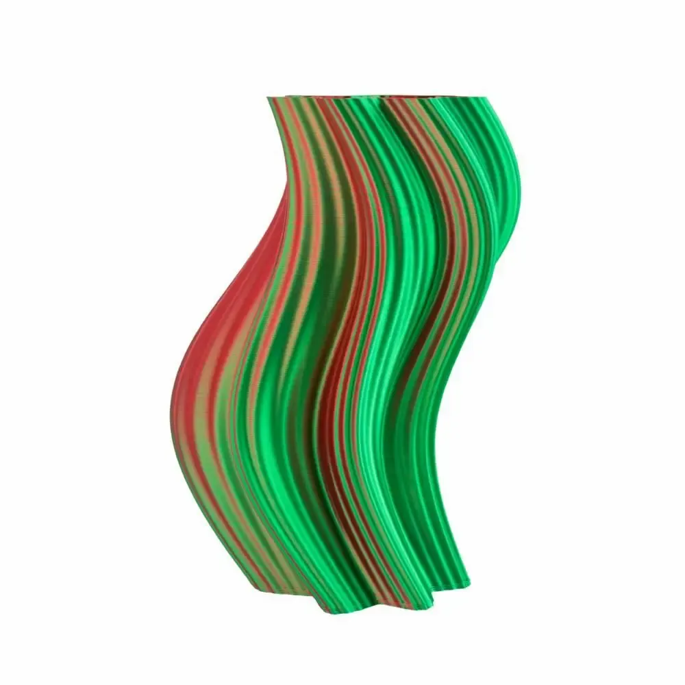 Office design and planning - Vase "Heat Wave" | Multi-color, Green/Red - AUURA