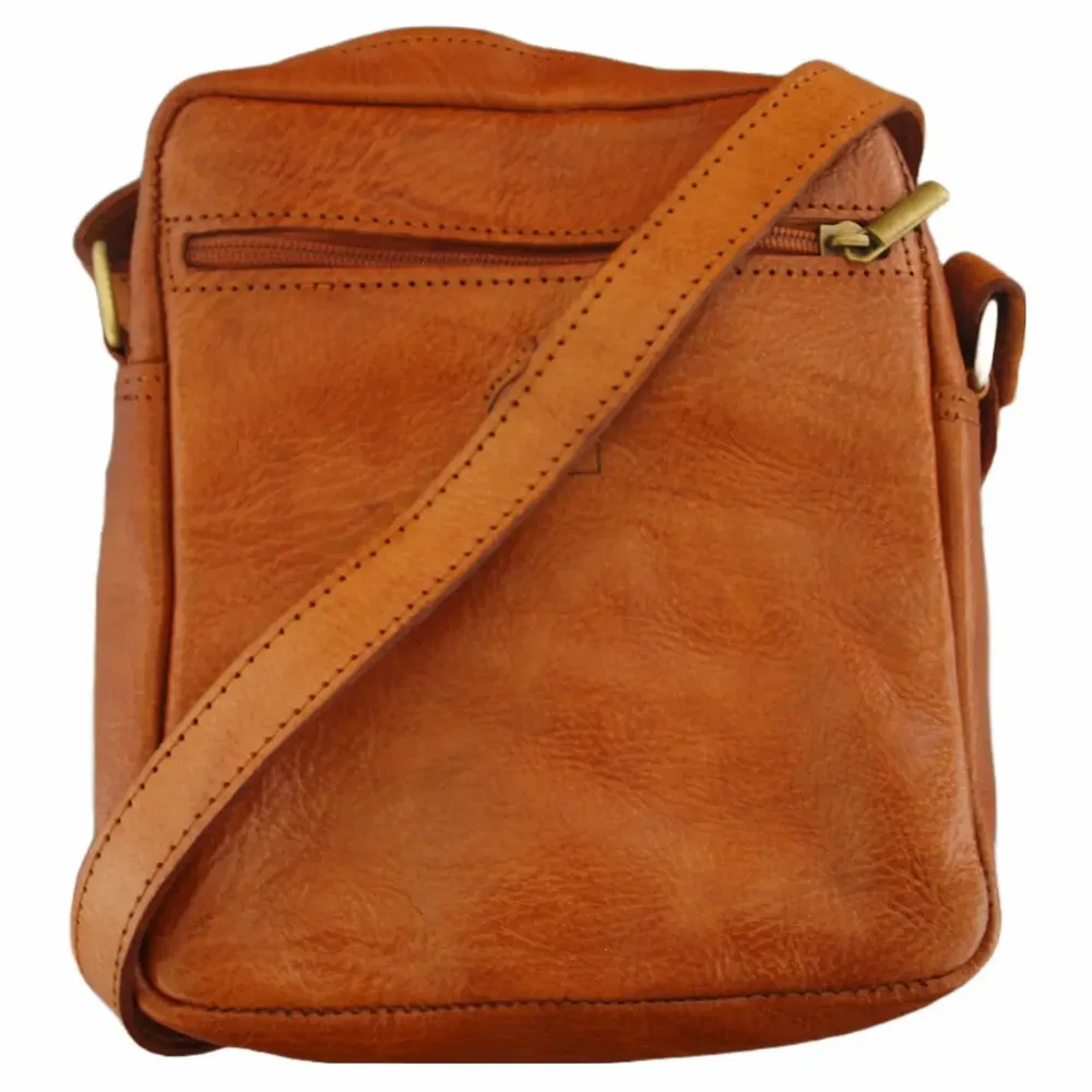 Petite maroquinerie - Sac à bandoulière en cuir pour homme - BERBER LEATHER