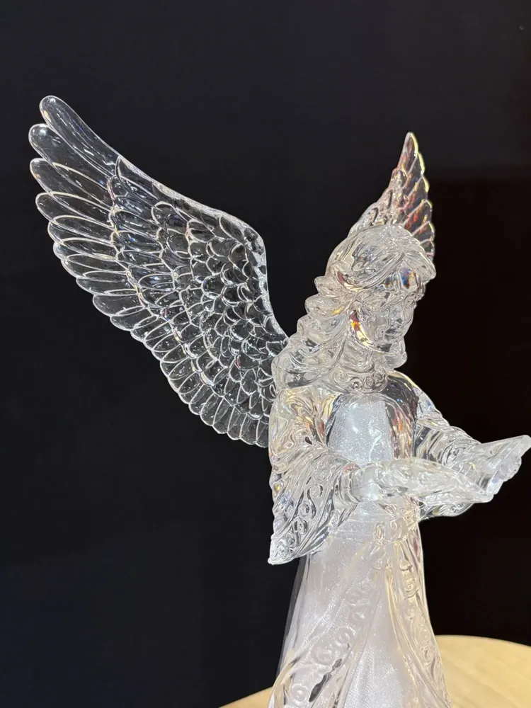Nativity scenes and santons - LED Light-Up Angel Figurine – Reading - BLUE STAR B.V.