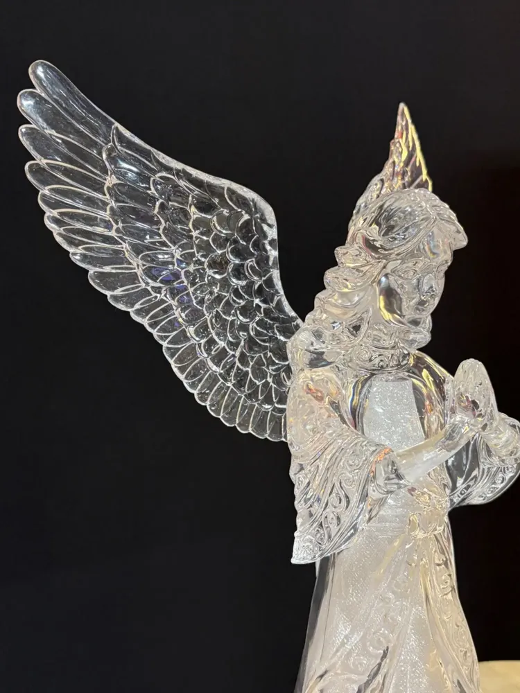 Nativity scenes and santons - LED Light-Up Angel – Pray - BLUE STAR B.V.