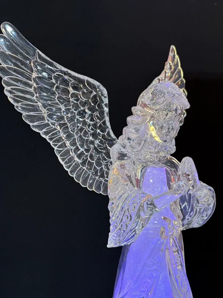Nativity scenes and santons - LED Light-Up Angel – Pray - BLUE STAR B.V.