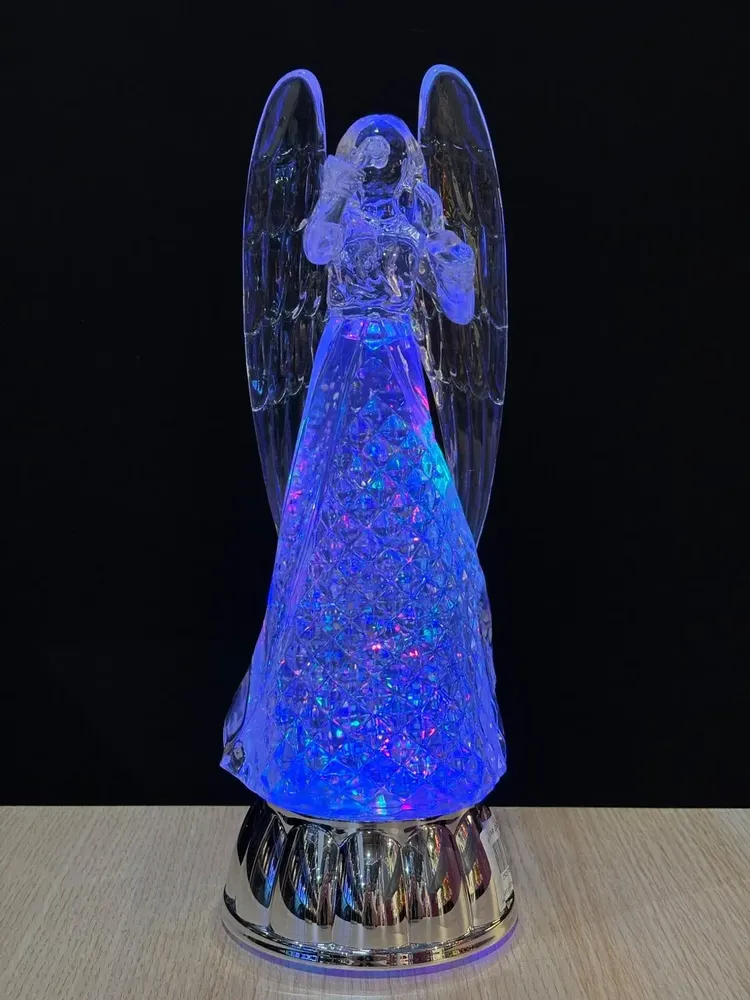 Other Christmas decorations - LED Lighted Angel with Trumpet – RGB & DC Power - BLUE STAR B.V.