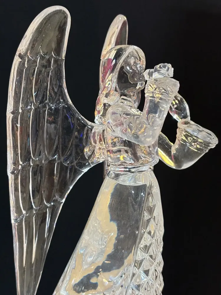 Other Christmas decorations - LED Lighted Angel with Trumpet – RGB & DC Power - BLUE STAR B.V.