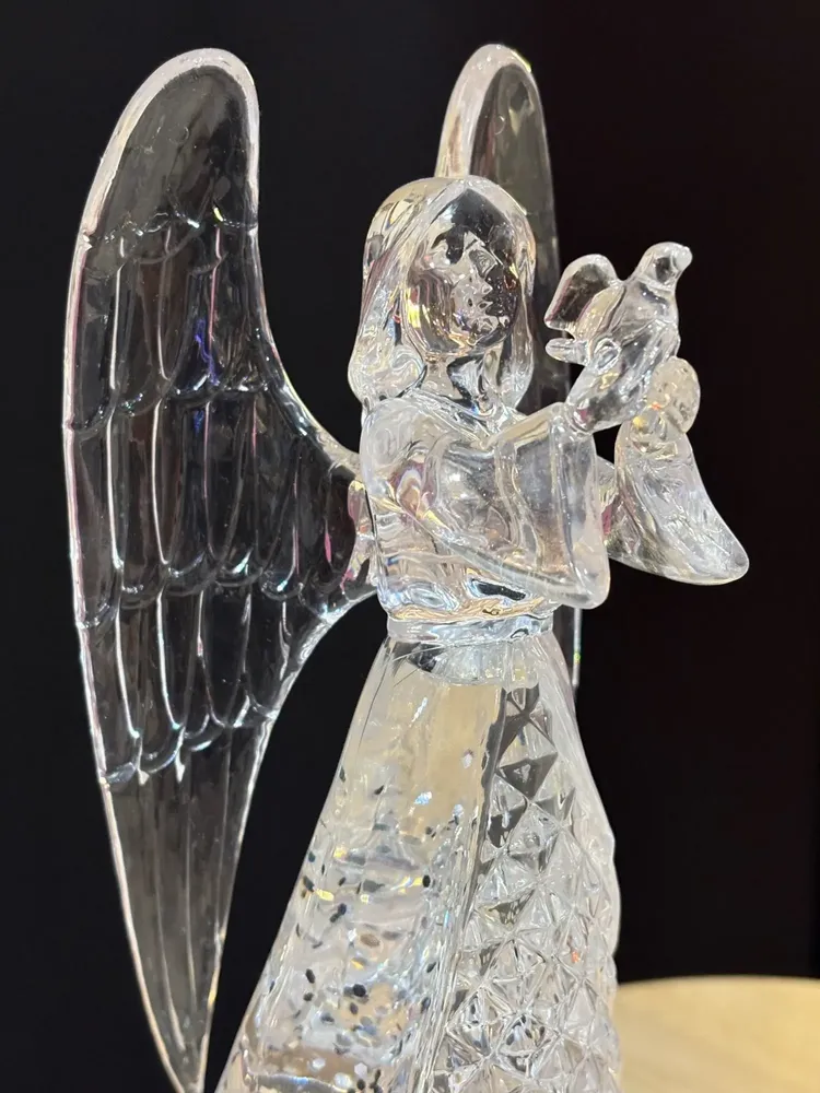 Other Christmas decorations - LED Lighted Angel with Dove – RGB & DC Power - BLUE STAR B.V.