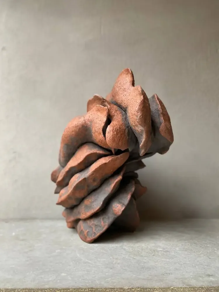 Vases - Vase "Fleur de nuit terra" - GALERIE SANA MOREAU