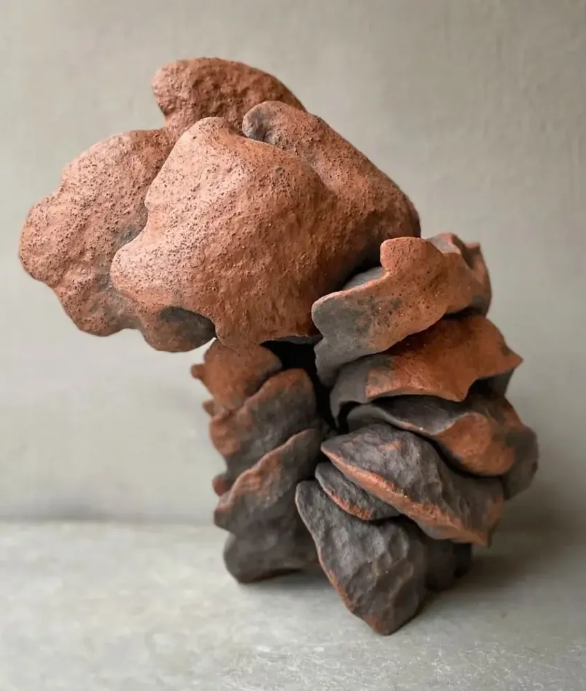 Vases - Vase "Fleur de nuit terra" - GALERIE SANA MOREAU