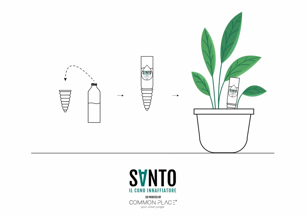 Vases - SANTO – le cône d’arrosage émaillé - COMMON PLACE YOUR URBAN JUNGLE