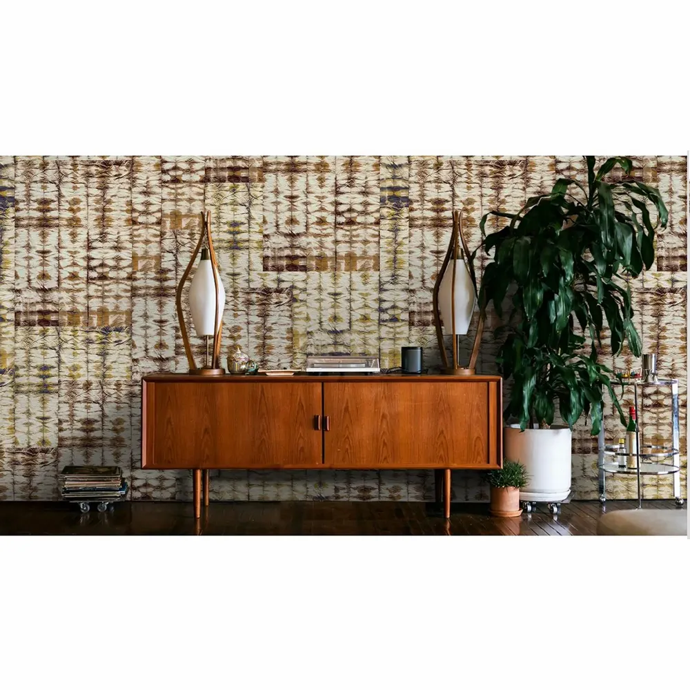 Papiers peints - Papier Peint - PANORAMIQUE 210x290 cm - PLEATS "Composition couleurs" - LAUR MEYRIEUX COLLECTION