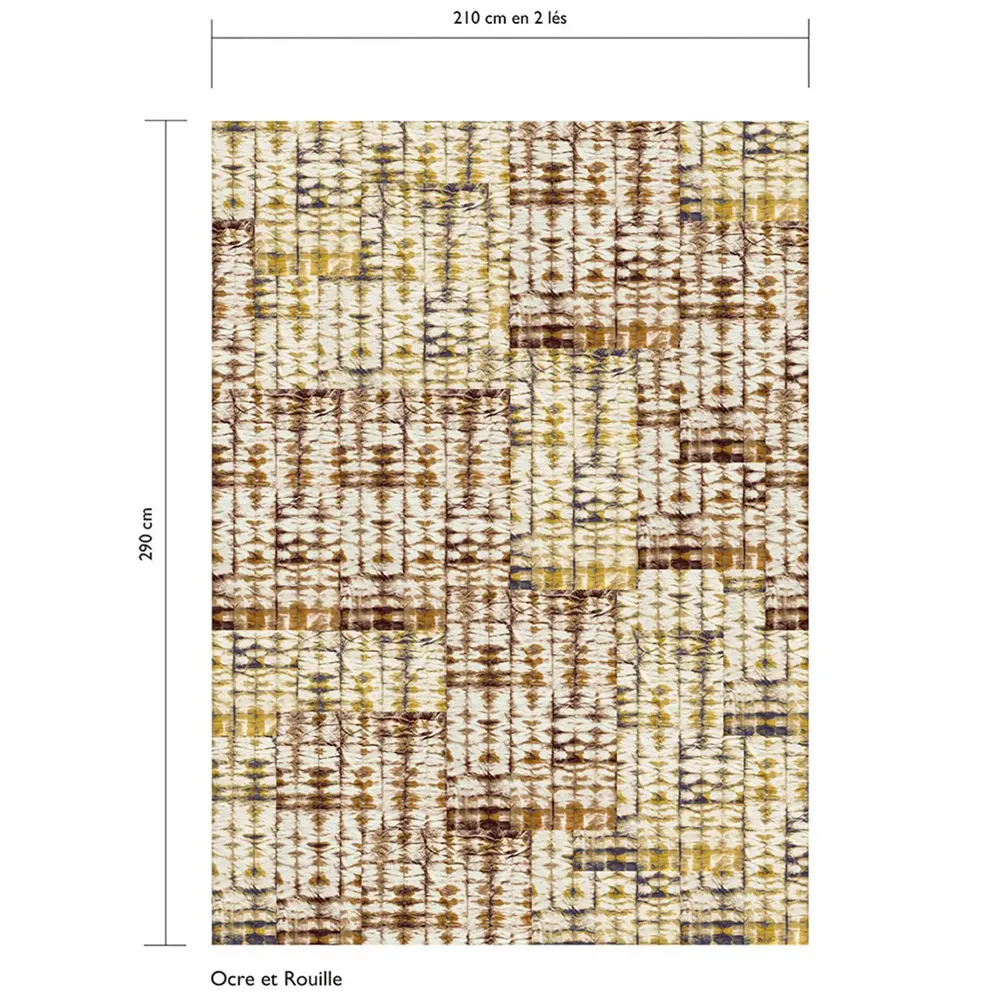 Papiers peints - Papier Peint - PANORAMIQUE 210x290 cm - PLEATS "Composition couleurs" - LAUR MEYRIEUX COLLECTION