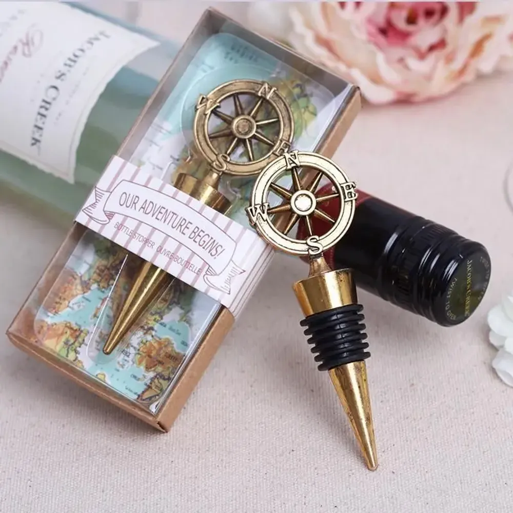 Cadeaux - Bouchon de bouteille - Traveller - Or ou Argent - SOSTRAW & SMARTTHINGS