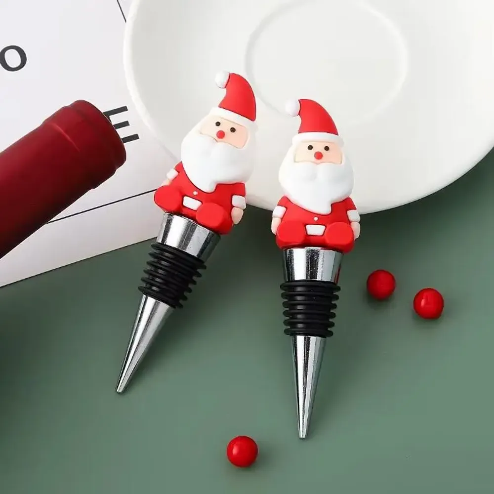 Cadeaux - Bouchon de bouteille de Noël - Père Noël rigolo - 7 modèles - SOSTRAW & SMARTTHINGS