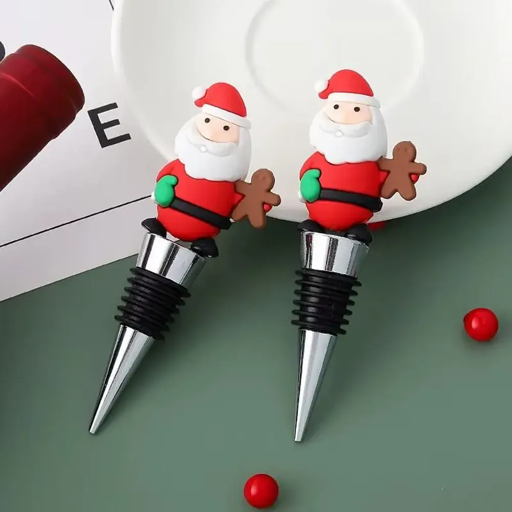 Cadeaux - Bouchon de bouteille de Noël - Père Noël rigolo - 7 modèles - SOSTRAW & SMARTTHINGS