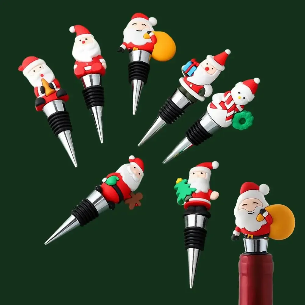 Cadeaux - Bouchon de bouteille de Noël - Père Noël rigolo - 7 modèles - SOSTRAW & SMARTTHINGS
