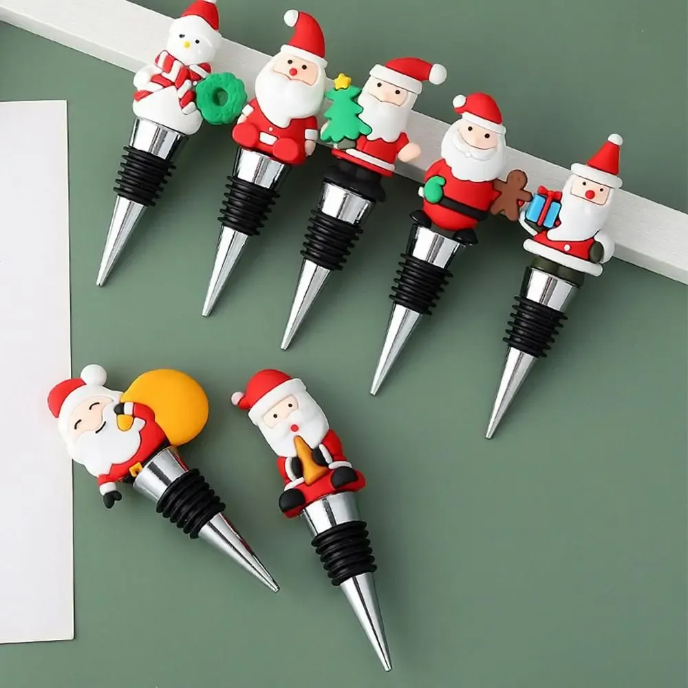 Cadeaux - Bouchon de bouteille de Noël - Père Noël rigolo - 7 modèles - SOSTRAW & SMARTTHINGS