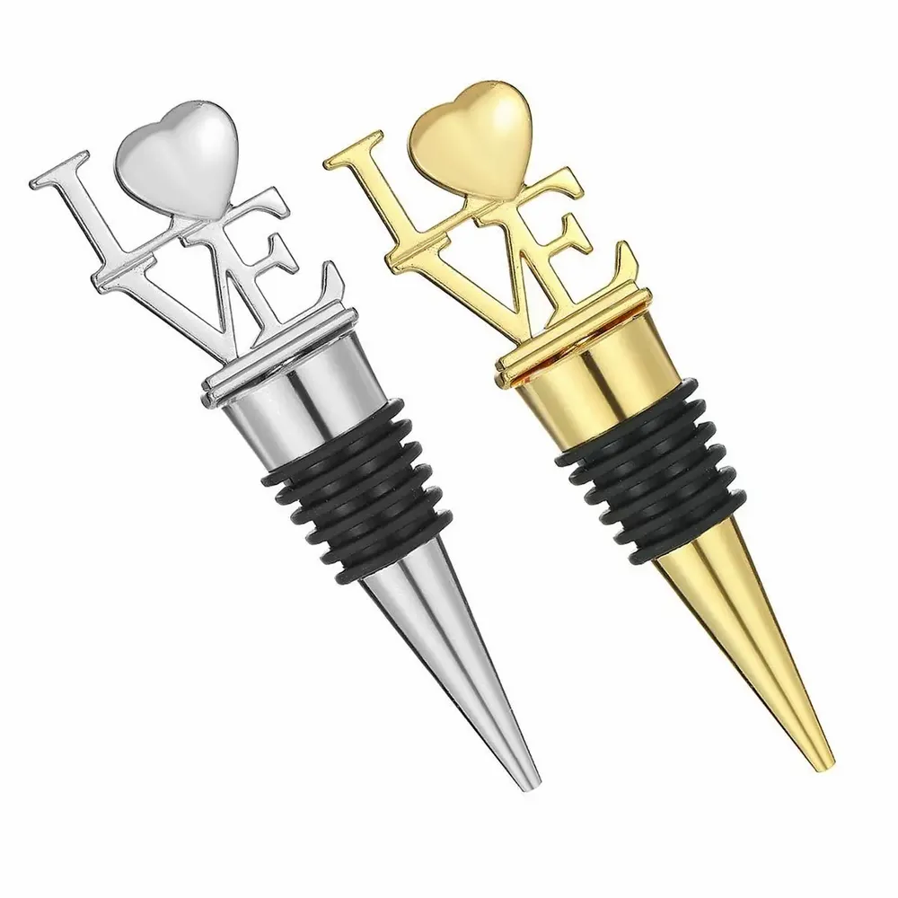 Gifts - Bottle stopper - LOVE - Gold or silver - SOSTRAW & SMARTTHINGS