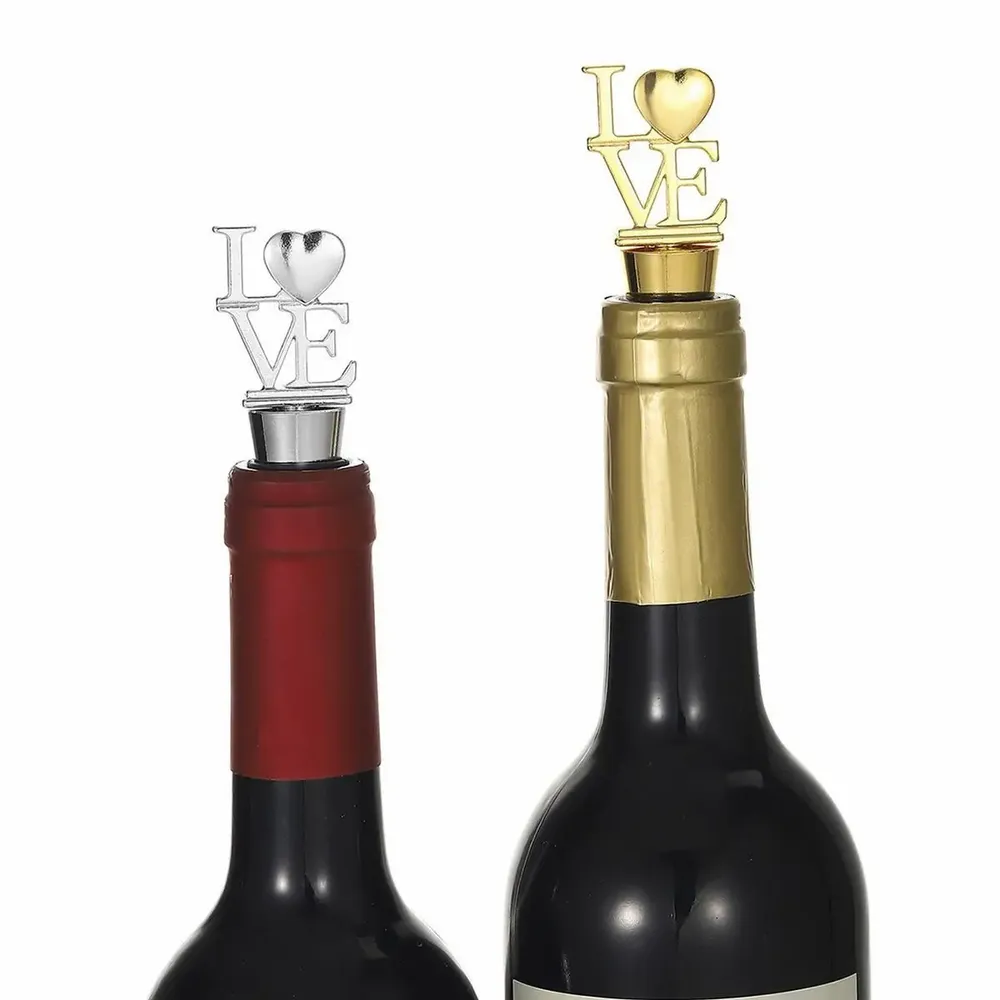 Gifts - Bottle stopper - LOVE - Gold or silver - SOSTRAW & SMARTTHINGS
