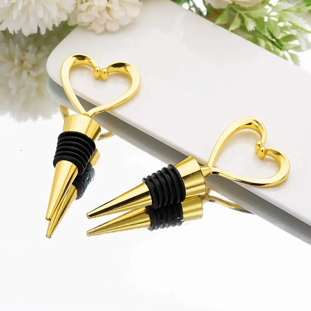 Gifts - Bottle Cork - Heart - Gold or Silver - SOSTRAW & SMARTTHINGS