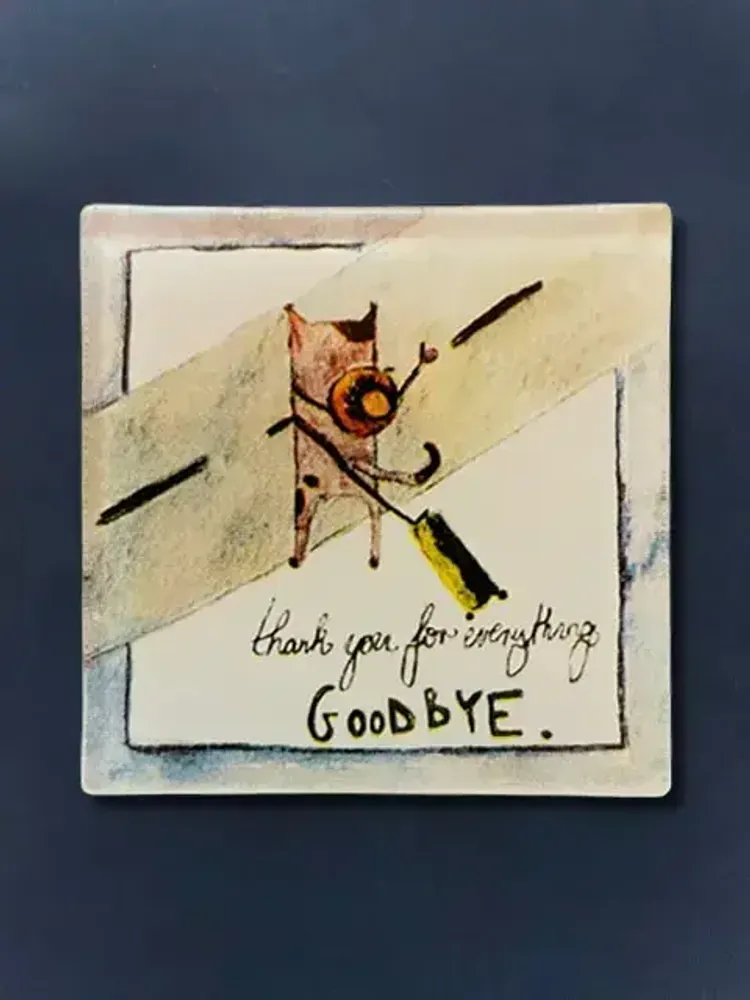 Decorative objects - Magnet Goodbye - CARNEOL GLASS