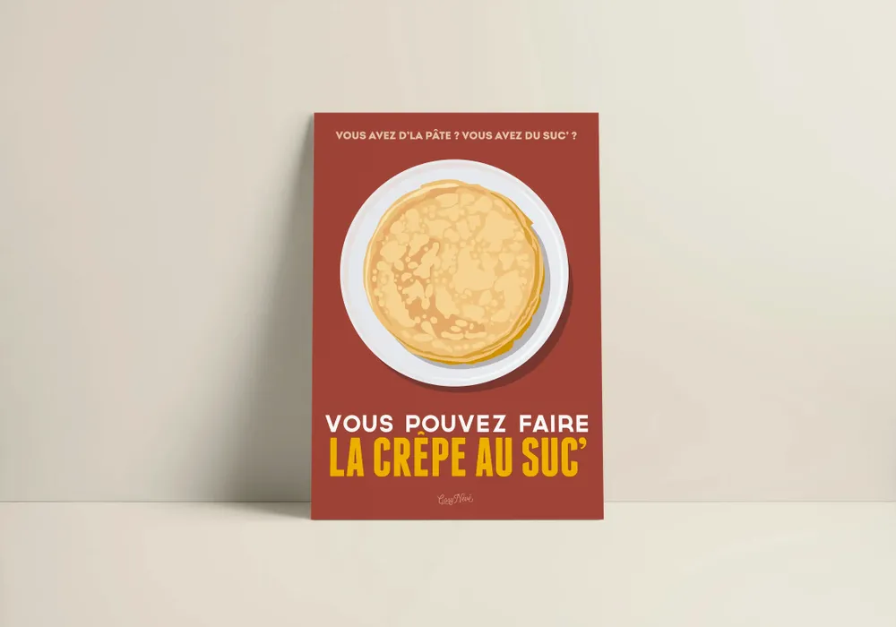Affiches - Affiche La Crepe Au Suc - COSYNÉVÉ - MOUNTAIN POSTERS