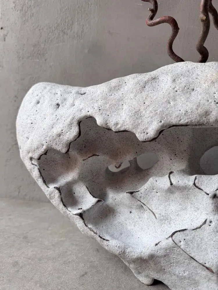Vases - Vase en céramique "Roches de mes souvenirs" - GALERIE SANA MOREAU
