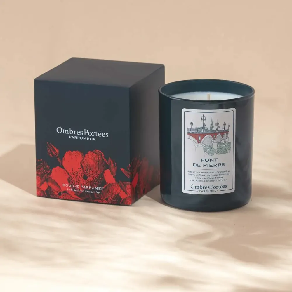 Candles - Ombres Portees Parfumeur scented candle Pont de Pierre - OMBRES PORTÉES PARFUMEUR