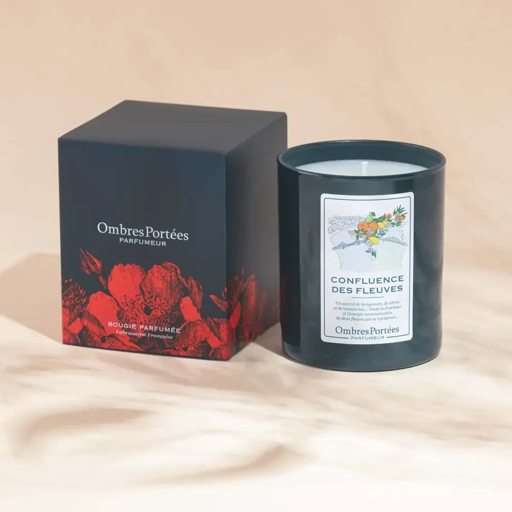 Candles - Ombres Portees Parfumeur scented candle  Confluence des Fleuves - OMBRES PORTÉES PARFUMEUR