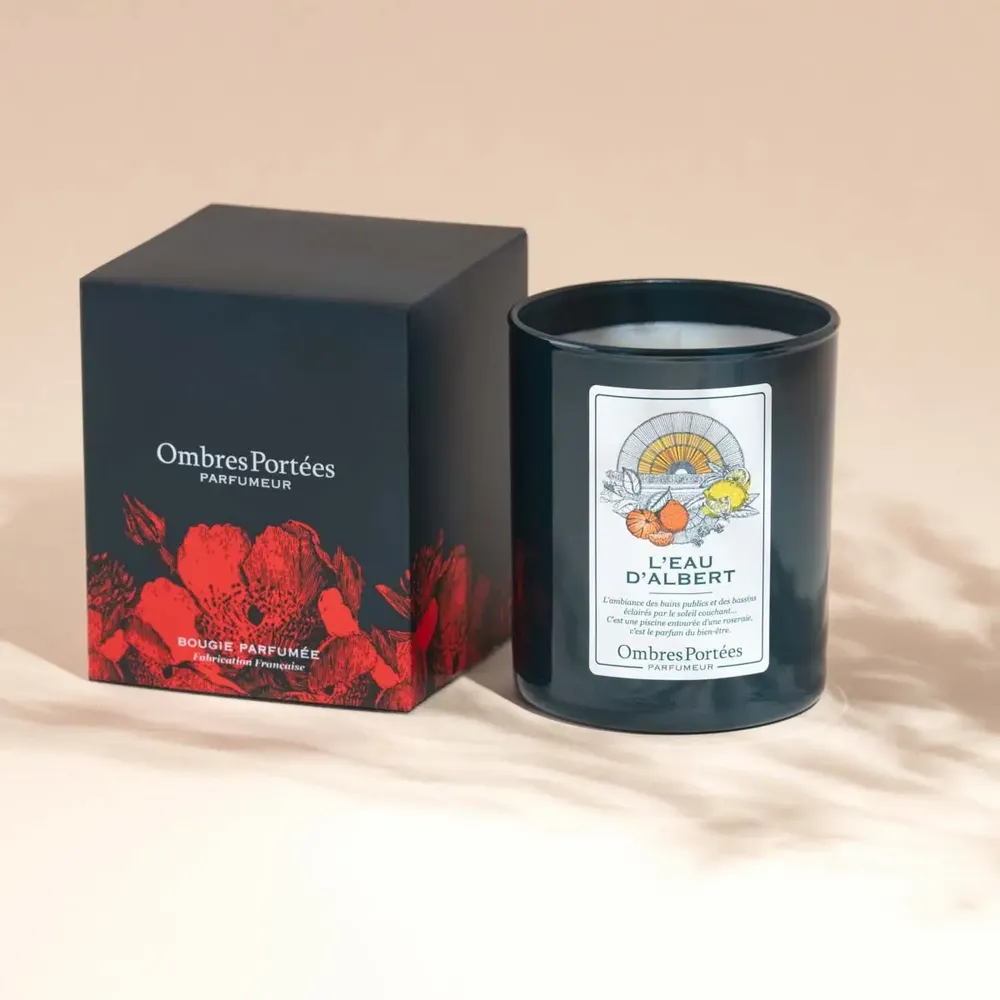 Candles - Ombres Portees Parfumeur scented candle L'eau d'Albert - OMBRES PORTÉES PARFUMEUR