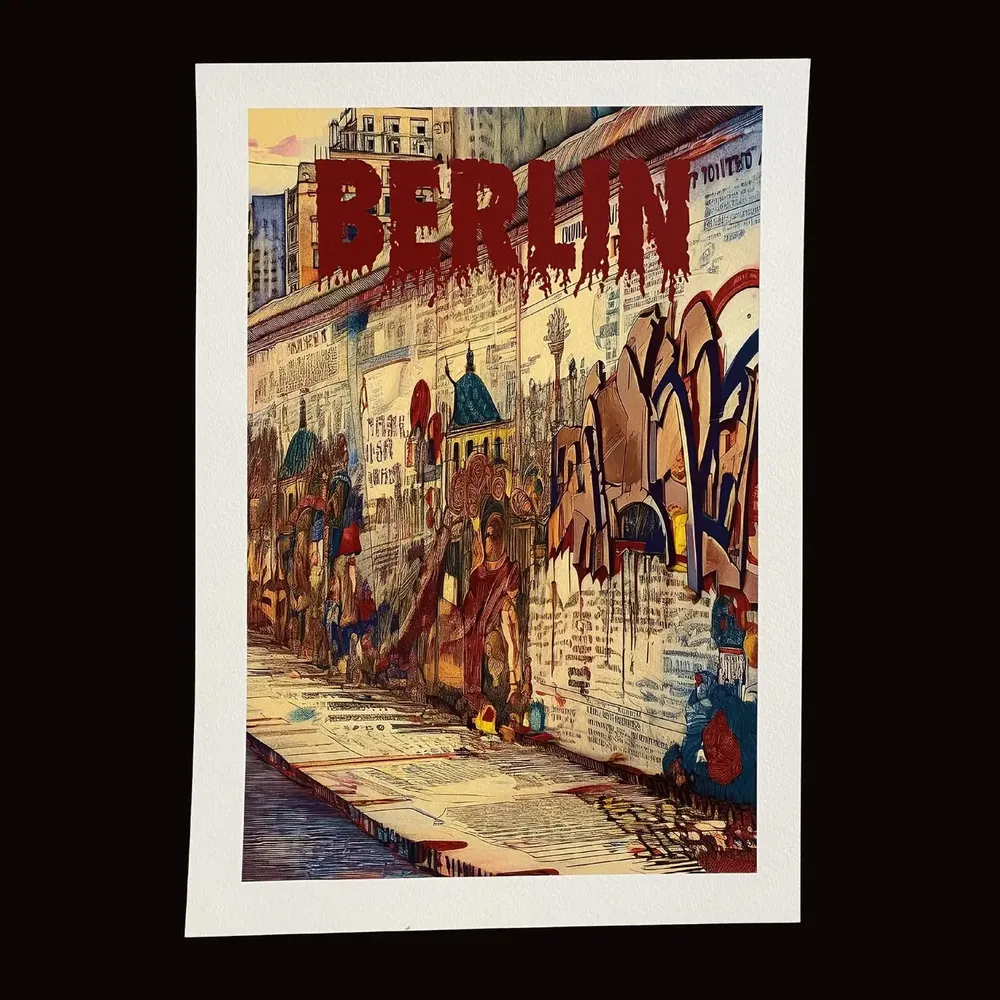 Decorative objects - Berlin I Art Poster - ËME CULTURE ART