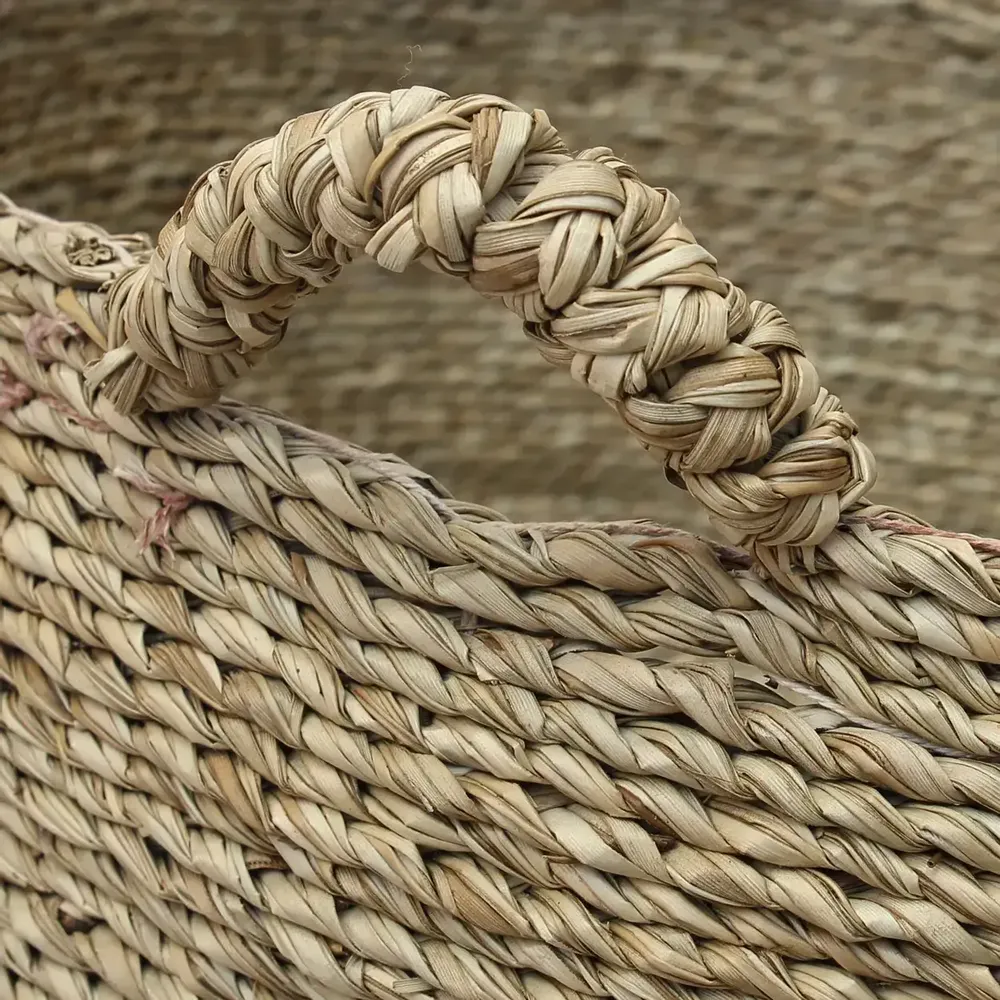 Shopping baskets - Les Quatre Mains Baskets - Natural - L - BAZAR BIZAR LIVING