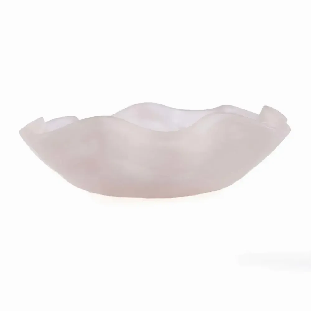 Plats et saladiers - Le Saladier Organique En Résine - Rose Blanc - BAZAR BIZAR LIVING