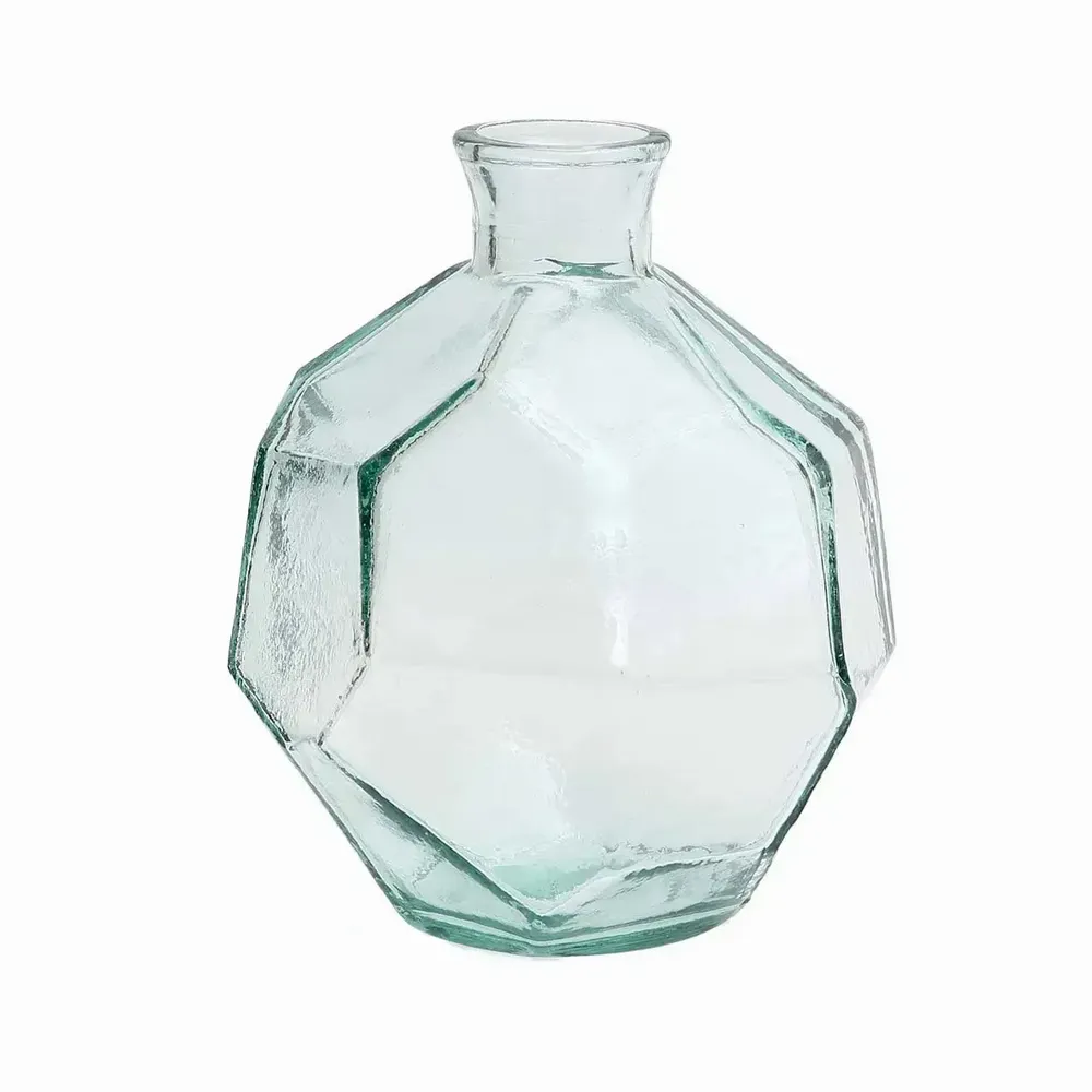 Vases - Le Vase Round Origami - Bleu - BAZAR BIZAR LIVING