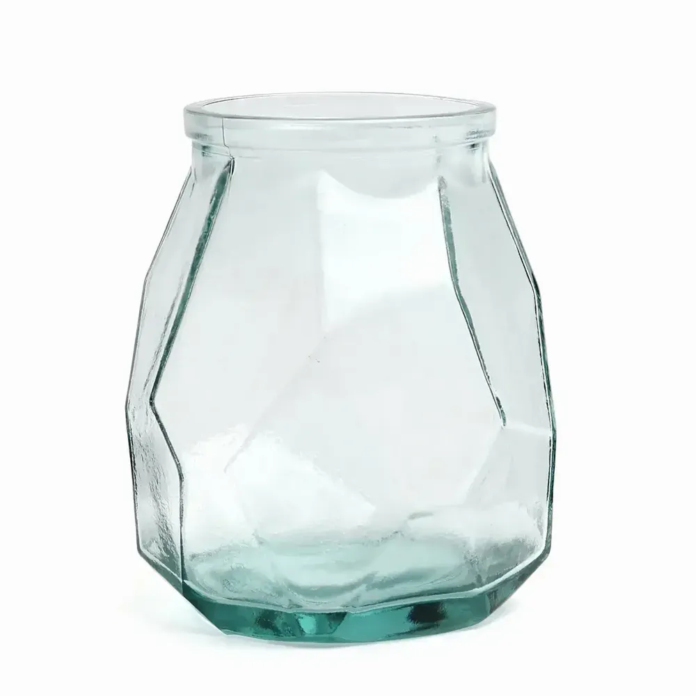 Vases - Le Vase Wide Origami - Bleu - BAZAR BIZAR LIVING